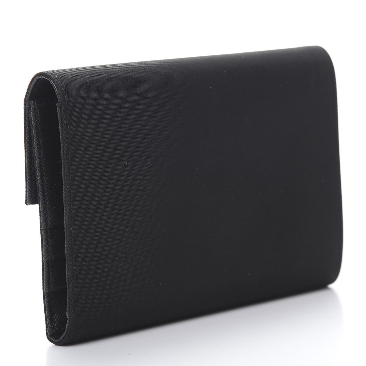 Prada Tessuto Nylon Saffiano Wallet Black 3 of 7
