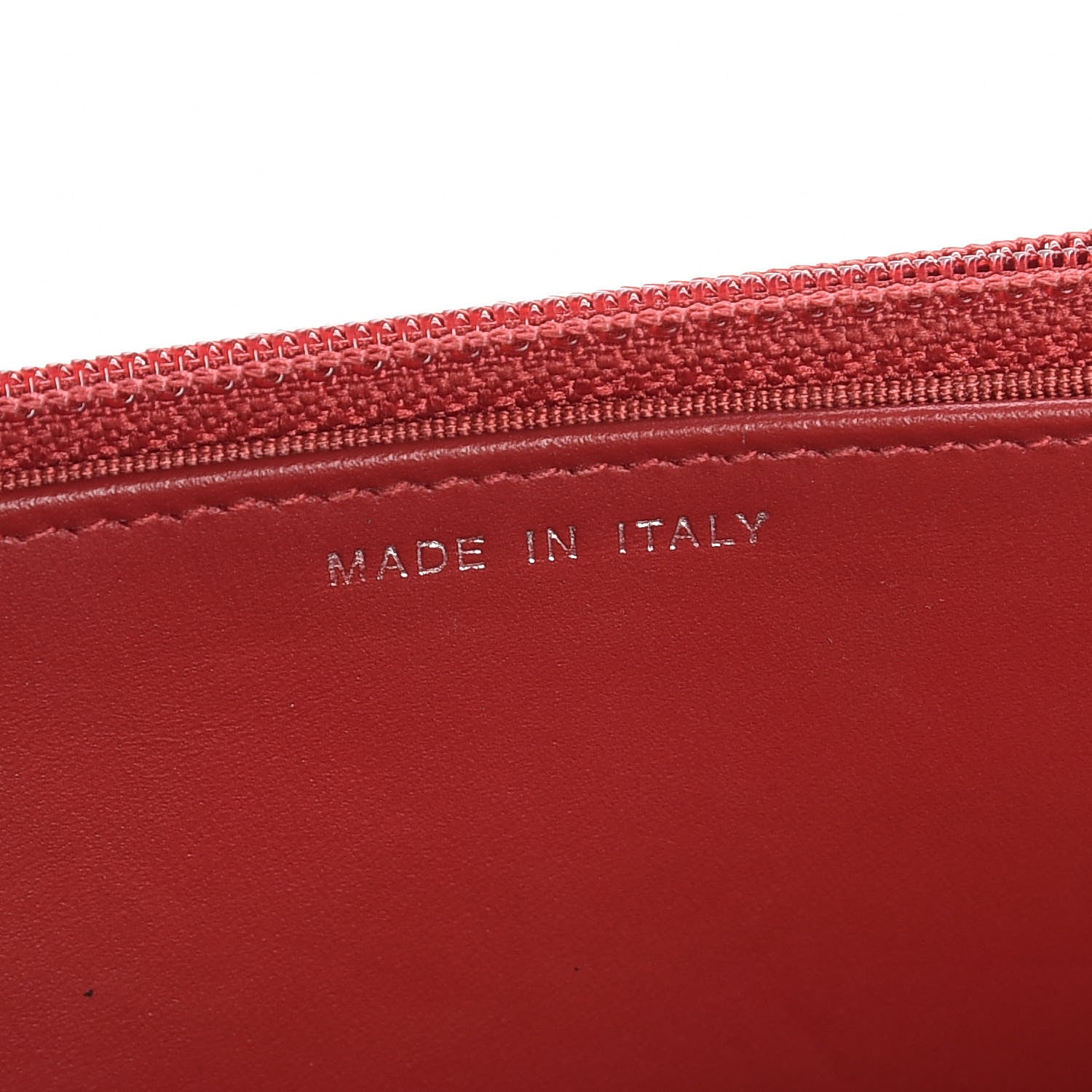 Chanel Caviar Quilted Wallet on Chain WOC Red 7 of 9