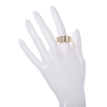 Chanel 18K Yellow Gold Diamond Profil de Camélia Ring 55 7.25 2 of 6