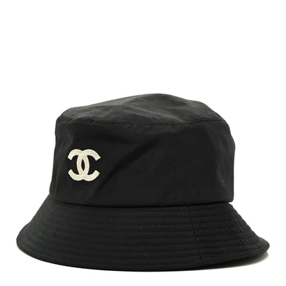 Chanel Cotton CC Bucket Hat M Black 1 of 5