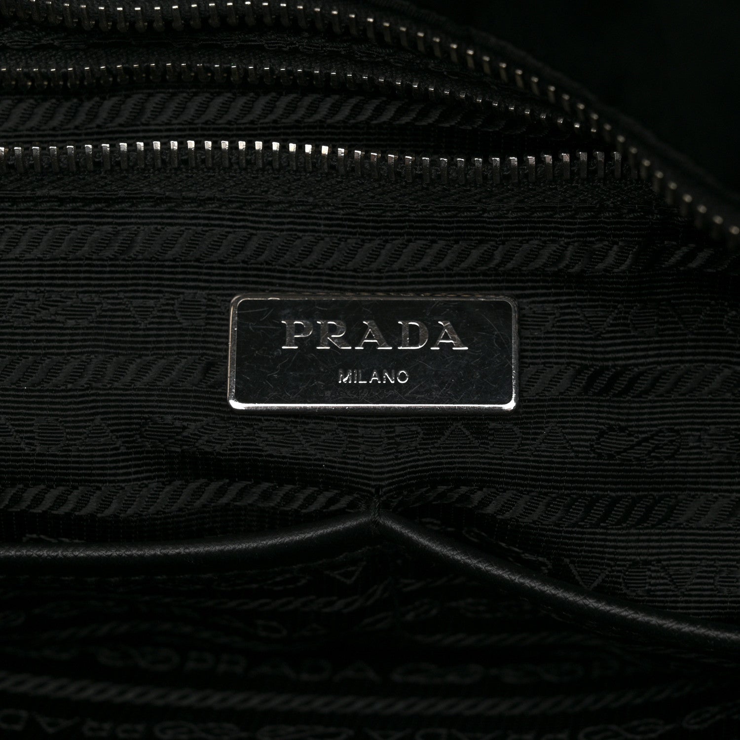 Prada Tessuto Nylon Vela Diaper Bag Black 7 of 11
