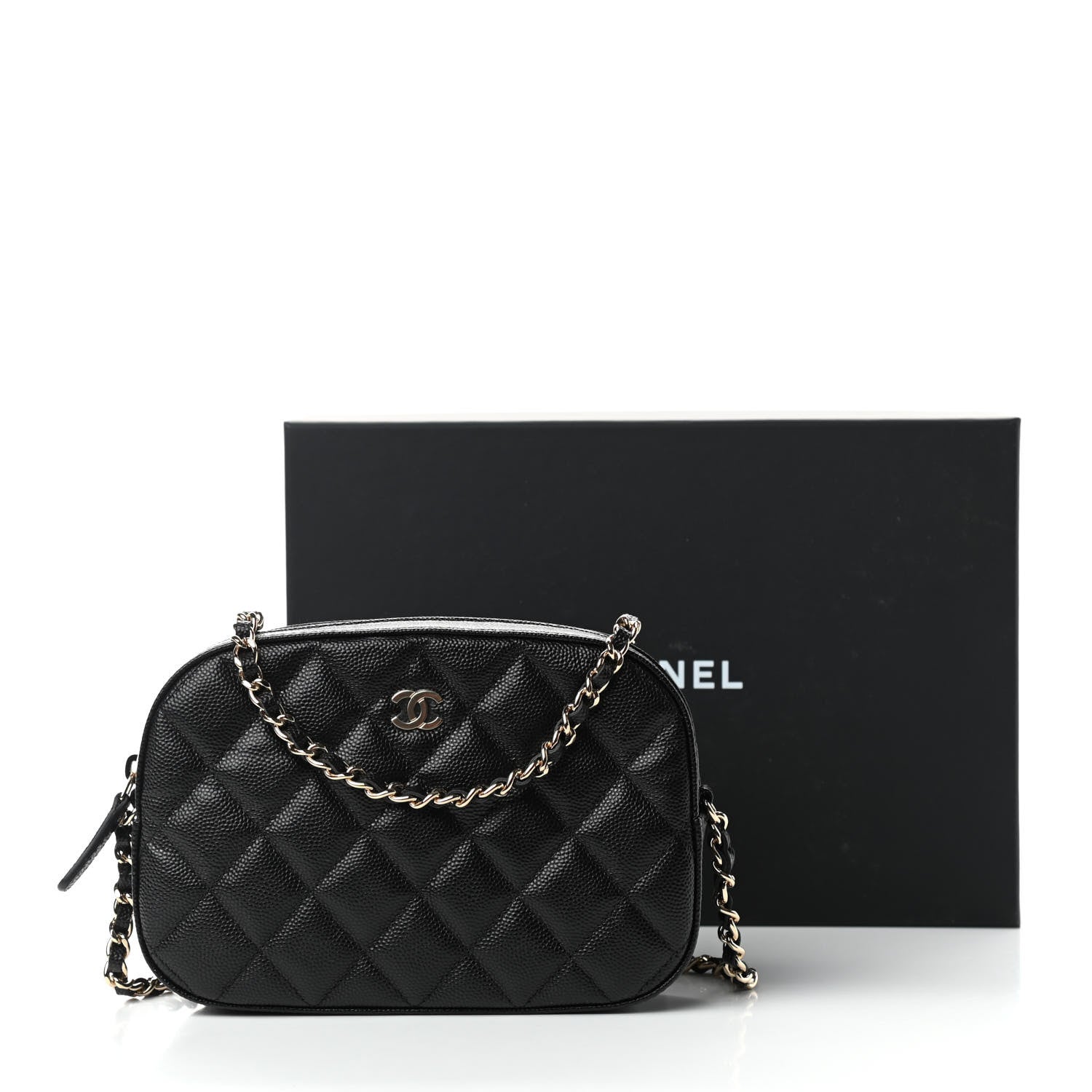 Chanel Caviar Quilted Vanity With Chain Black 11 of 11