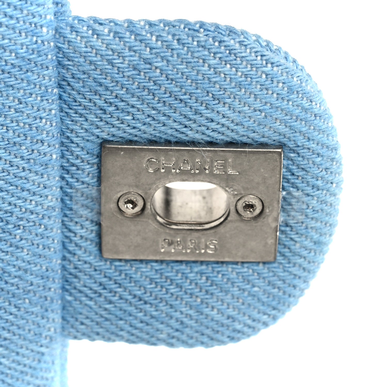 Chanel Denim Quilted Sweetheart Mini Flap Blue 7 of 12