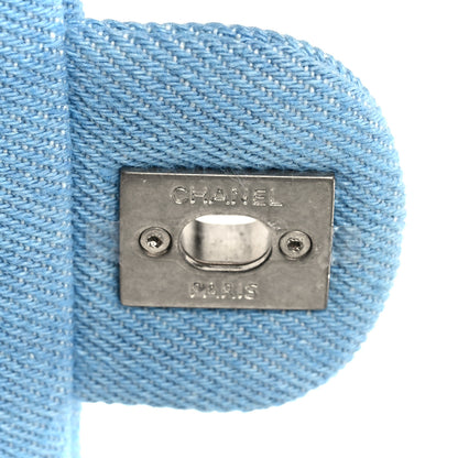 Chanel Denim Quilted Sweetheart Mini Flap Blue 7 of 12