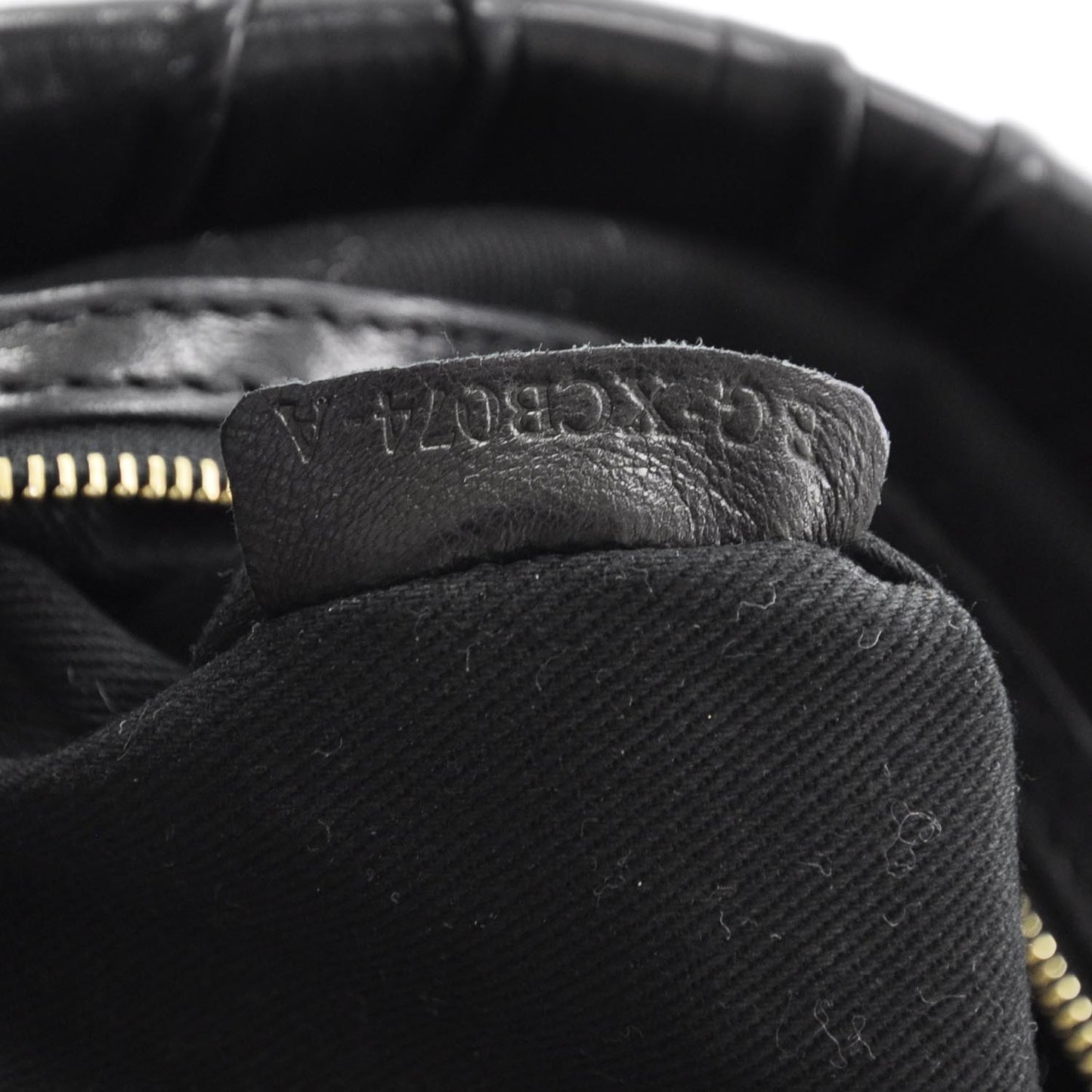 Nappa Leather Jardin Rose Framed Duffel Black