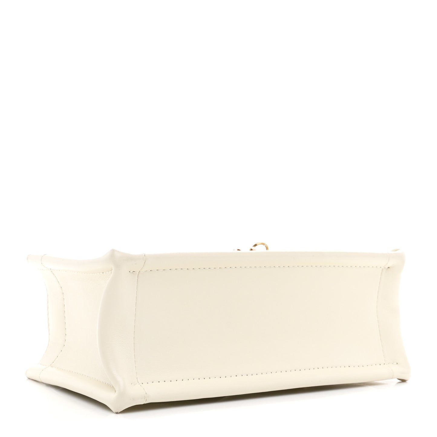 Calfskin Macrocannage Mini Book Tote Latte