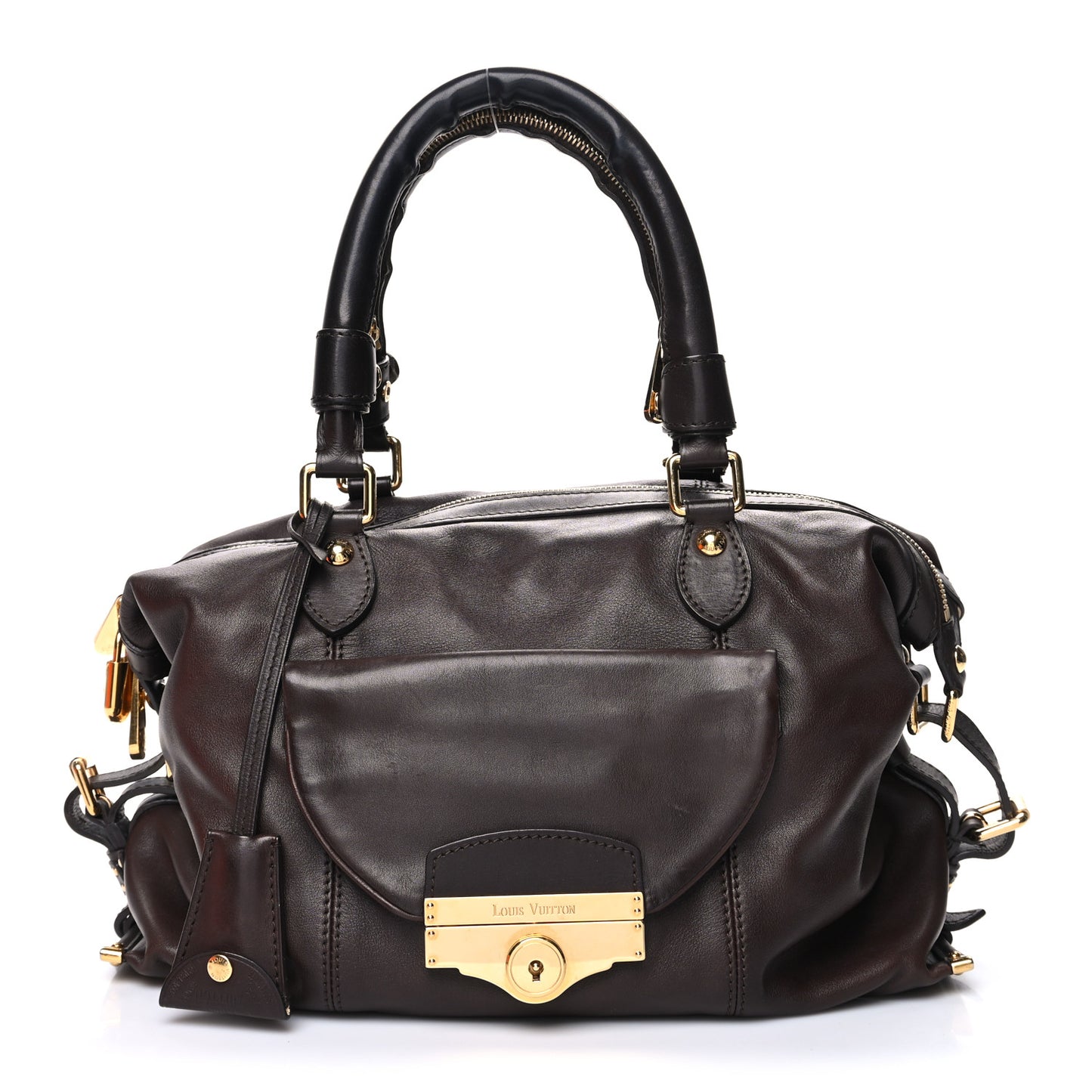 Calfskin Sac Louis Chocolate