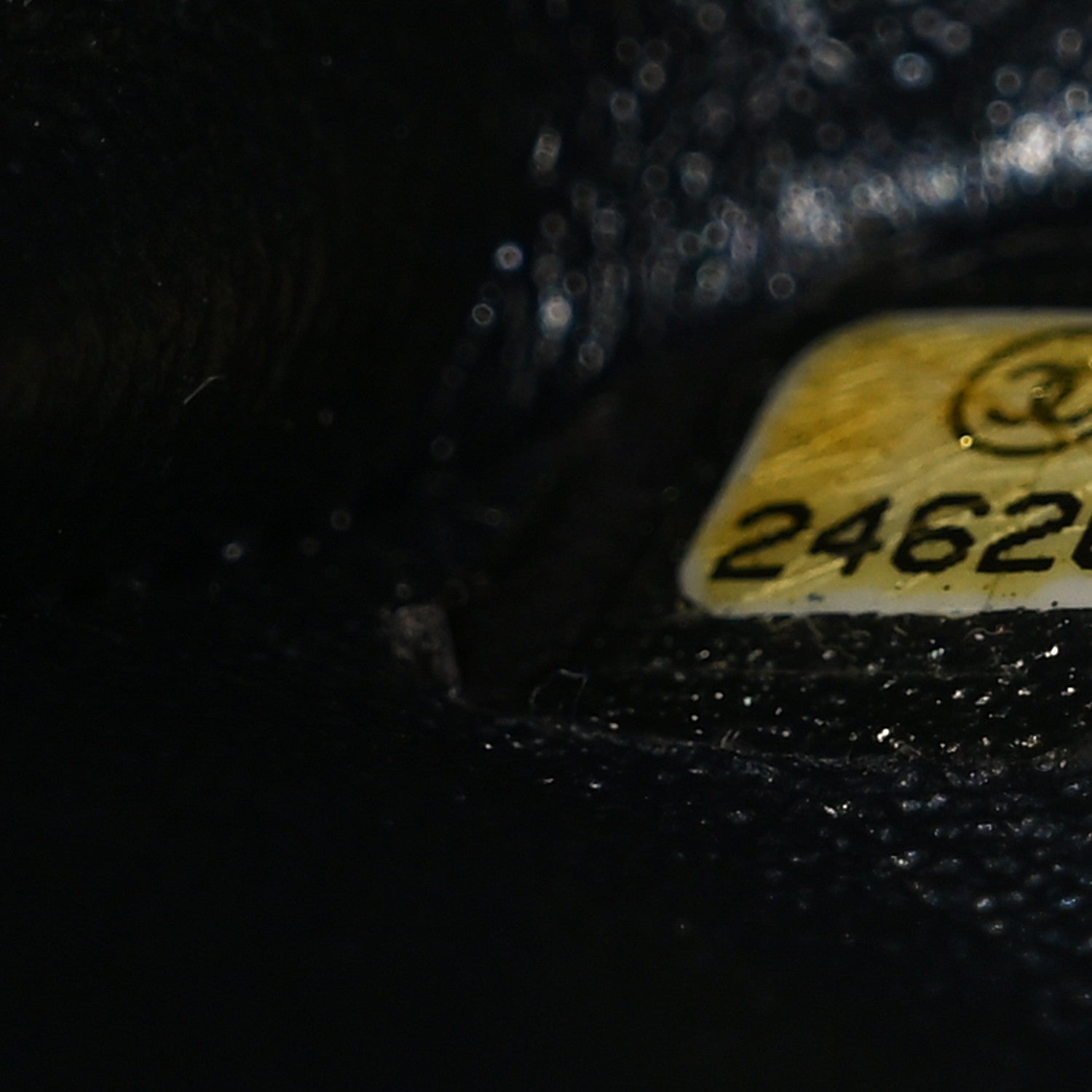 Chanel Iridescent Caviar Chevron Quilted Medium Double Flap Black 7 of 11