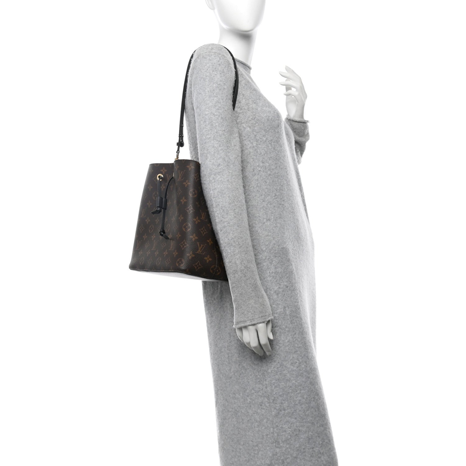 Louis Vuitton Monogram Neonoe MM Black 2 of 9