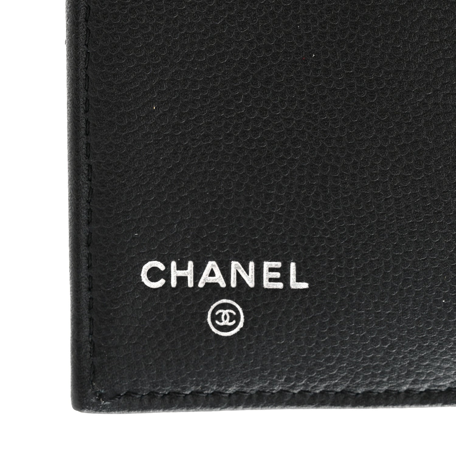 Chanel Caviar Camellia Embossed Compact Wallet Black 11 of 16