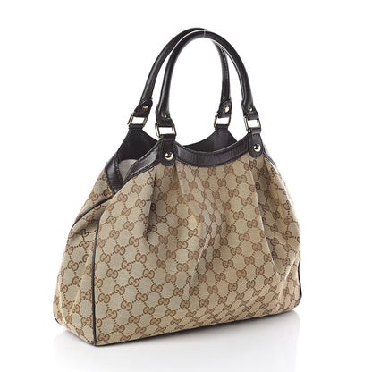 Gucci Monogram Medium Sukey Tote Dark Brown 2 of 9