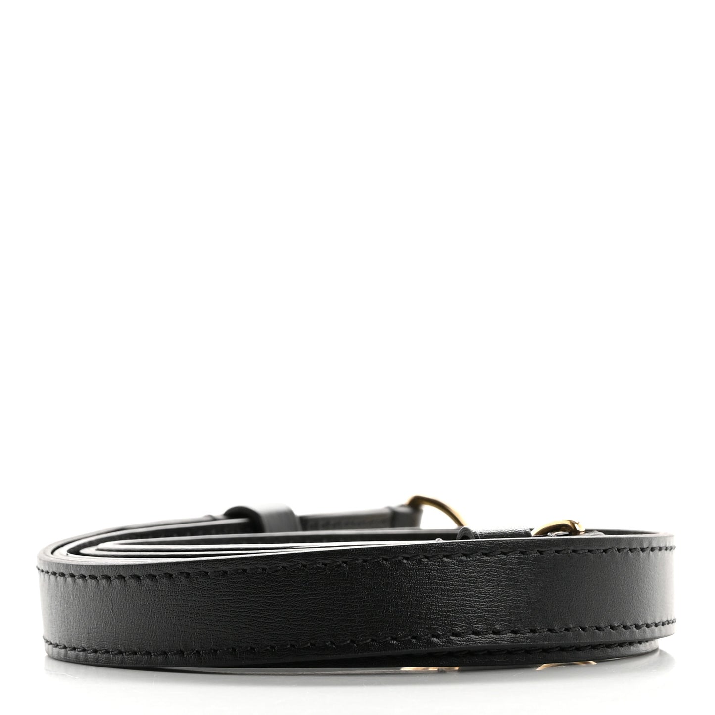 Calfskin Adjustable Shoulder Strap Black