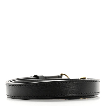 Louis Vuitton Calfskin Adjustable Shoulder Strap Black 2 of 4