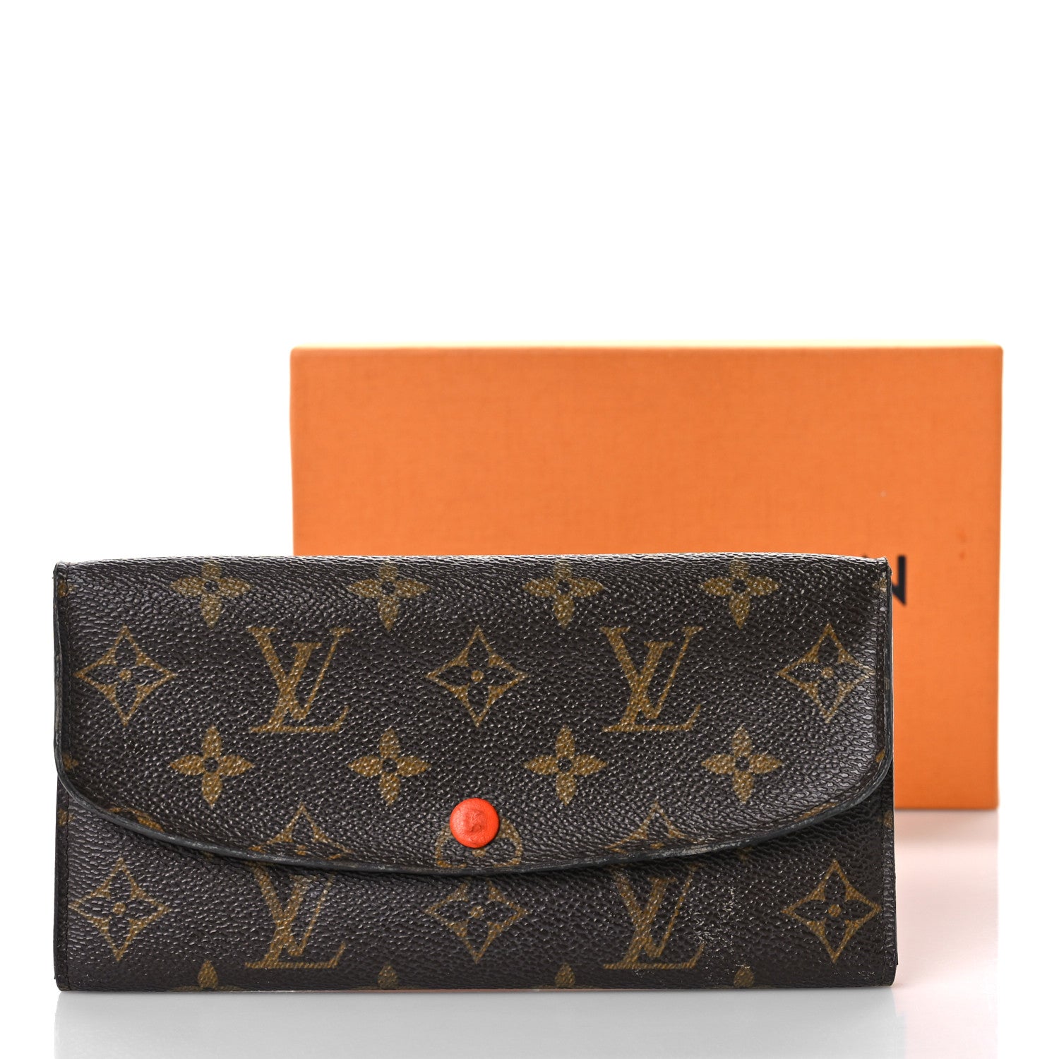 Louis Vuitton Monogram Emilie Wallet Piment 17 of 17