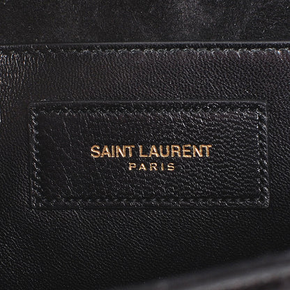Saint Laurent Patent Cassandre Tassel Clutch Black 6 of 8