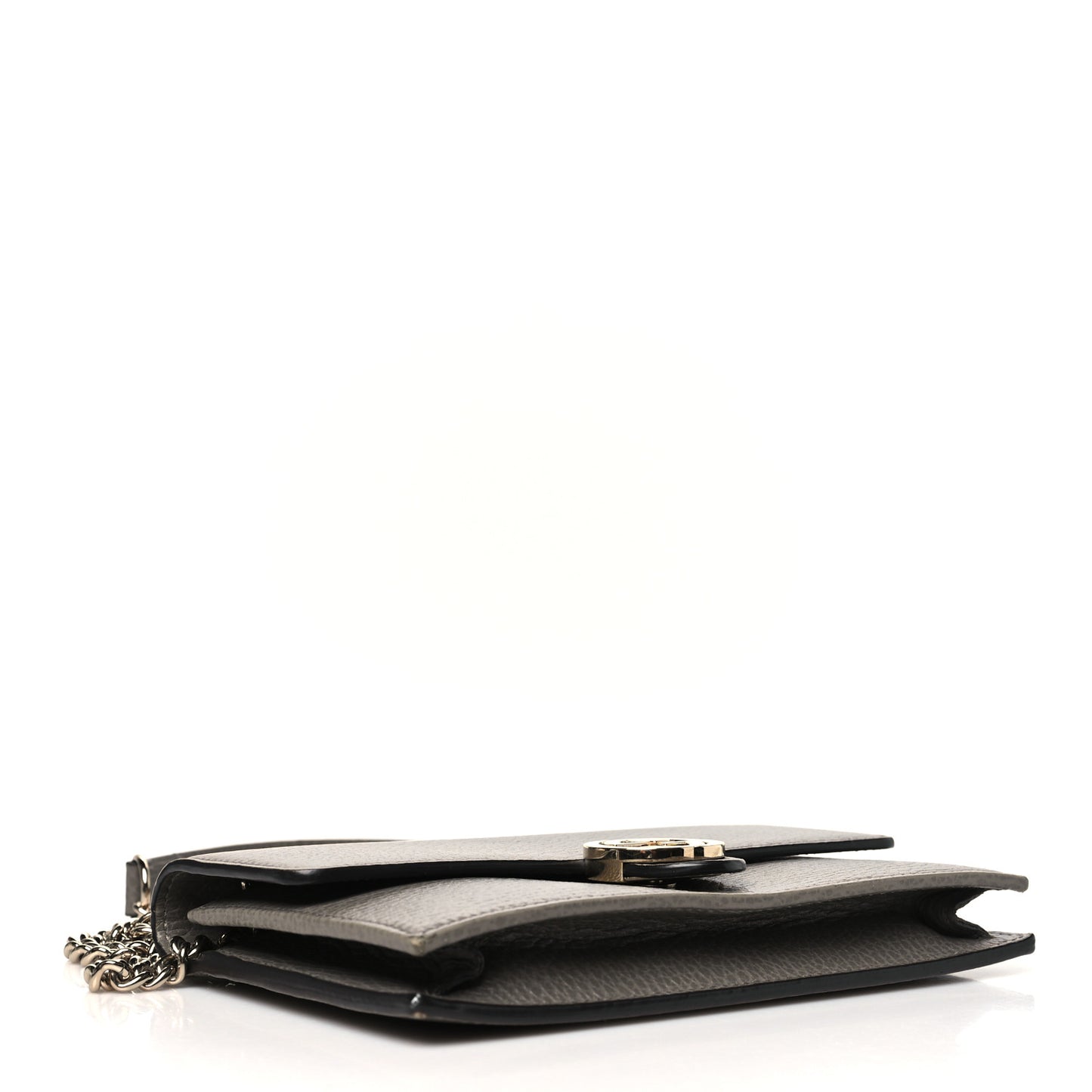Dollar Calfskin Interlocking G Chain Wallet Loess