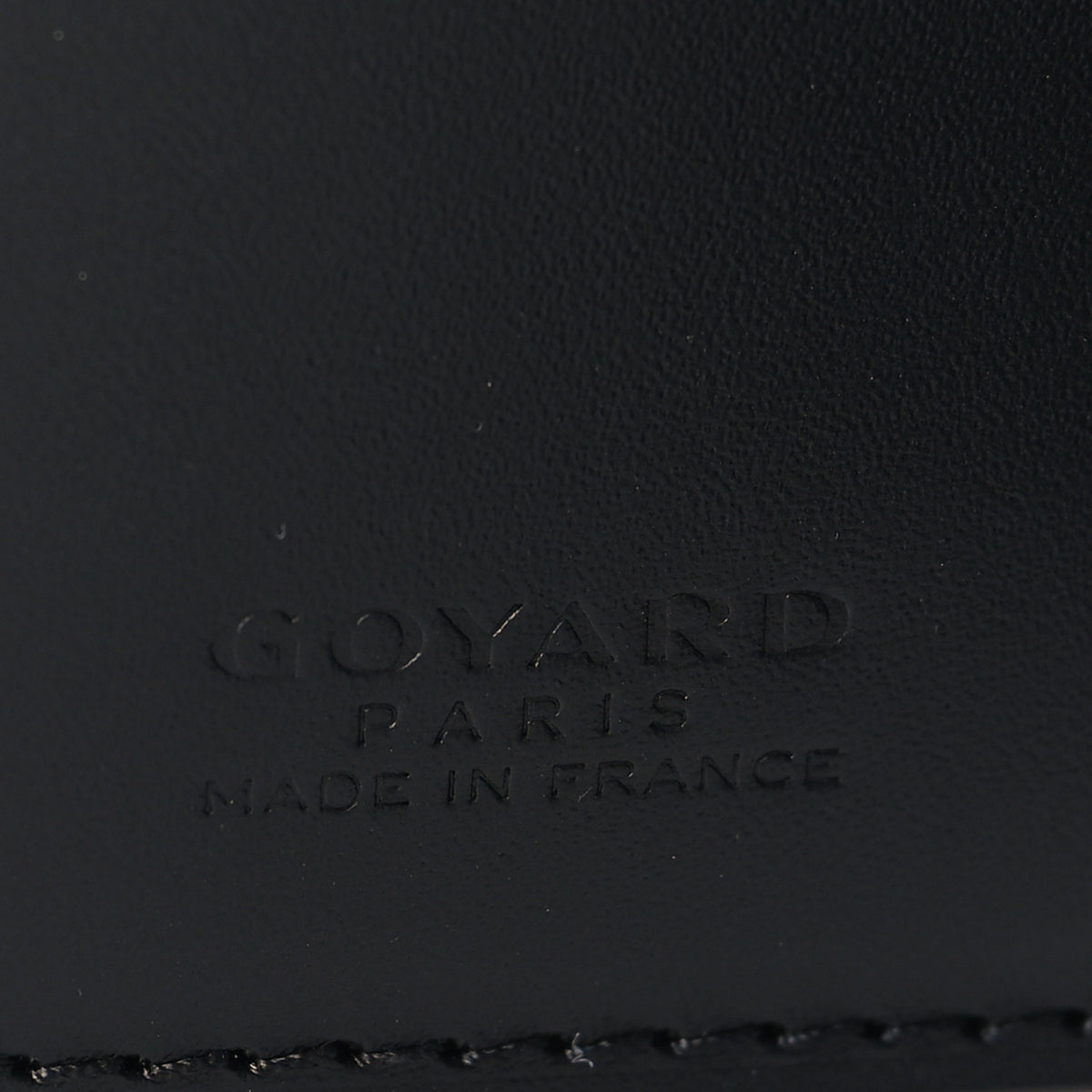 Goyardine Saint Pierre Card Holder Black