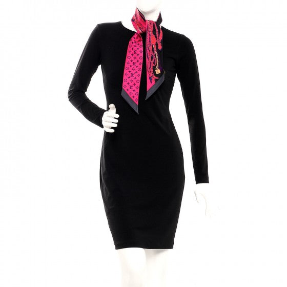 Louis Vuitton Silk Dreamonogram Bandeau Pink Glitter 2 of 6