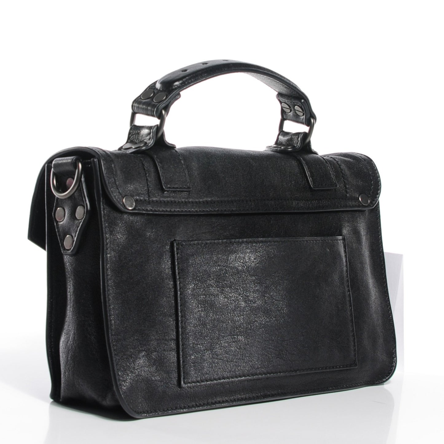 Lambskin Tiny PS1 Satchel Black