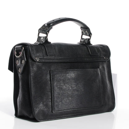 Proenza Schouler Lambskin Tiny PS1 Satchel Black 6 of 12