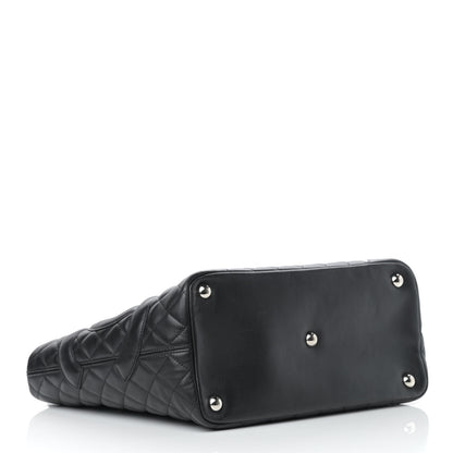 Chanel Calfskin Quilted Large Cambon Tote Black 4 of 16