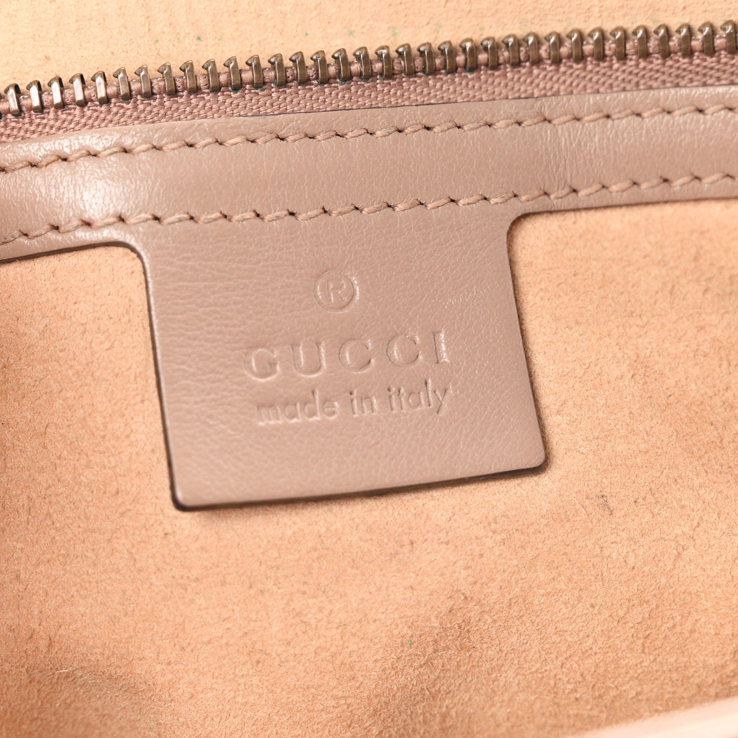 Gucci Calfskin Matelasse Small GG Marmont Top Handle Shoulder Bag Porcelain Rose 6 of 11