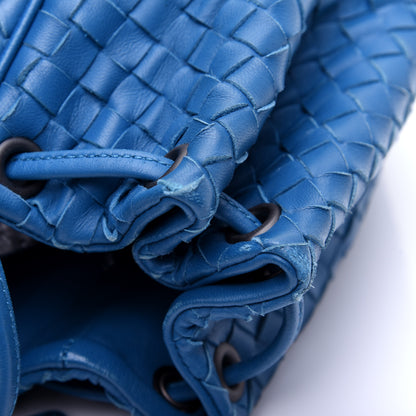 Bottega Veneta Nappa Intrecciato Shoulder Bag Cobalt Blue 11 of 16