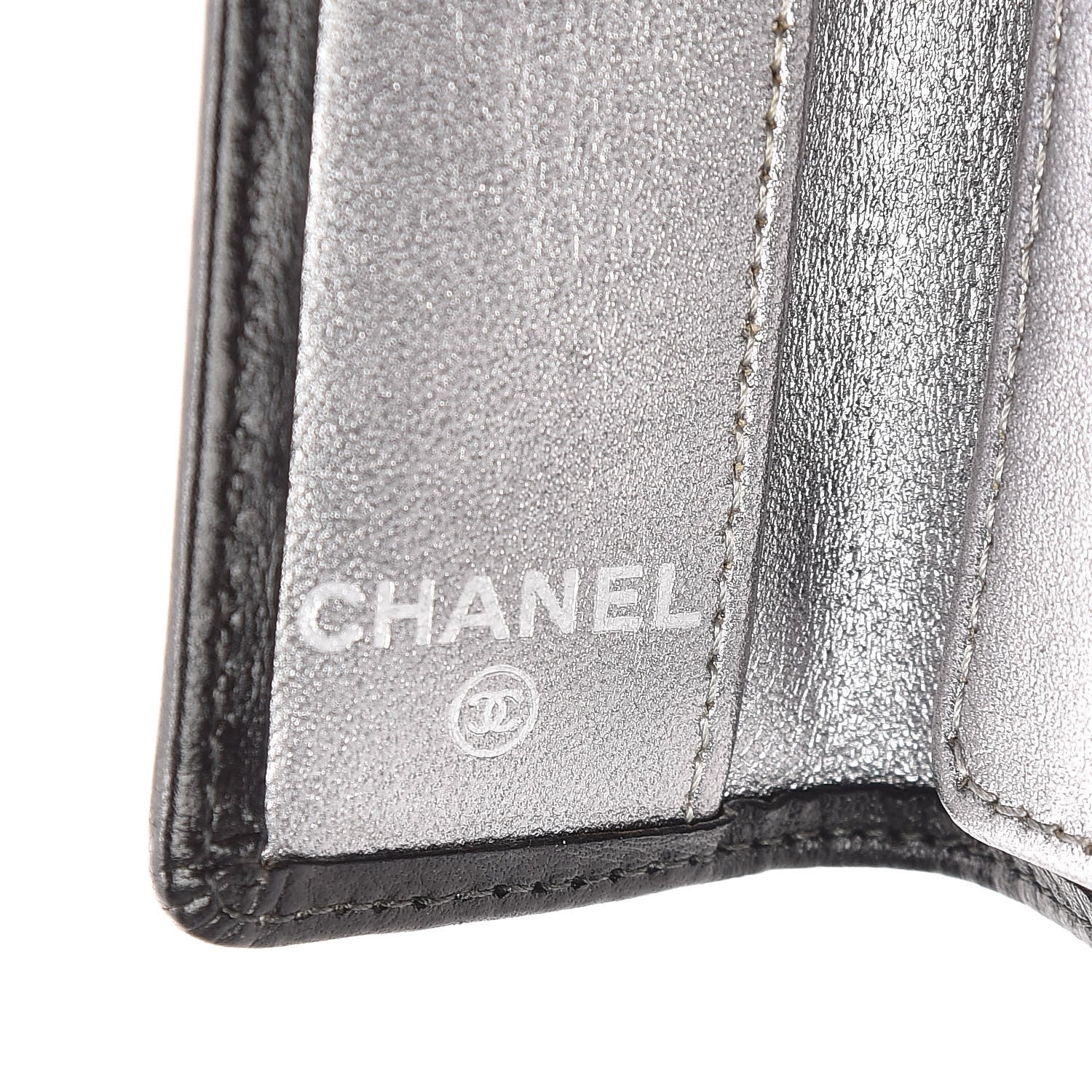 Chanel Lambskin Vertical Quilted 6 Key Holder Black 6 of 16