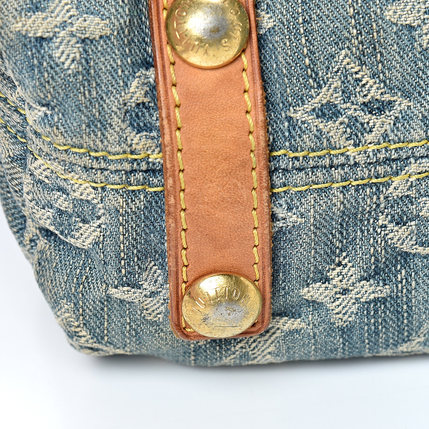 Louis Vuitton Denim Baggy GM Blue 12 of 20