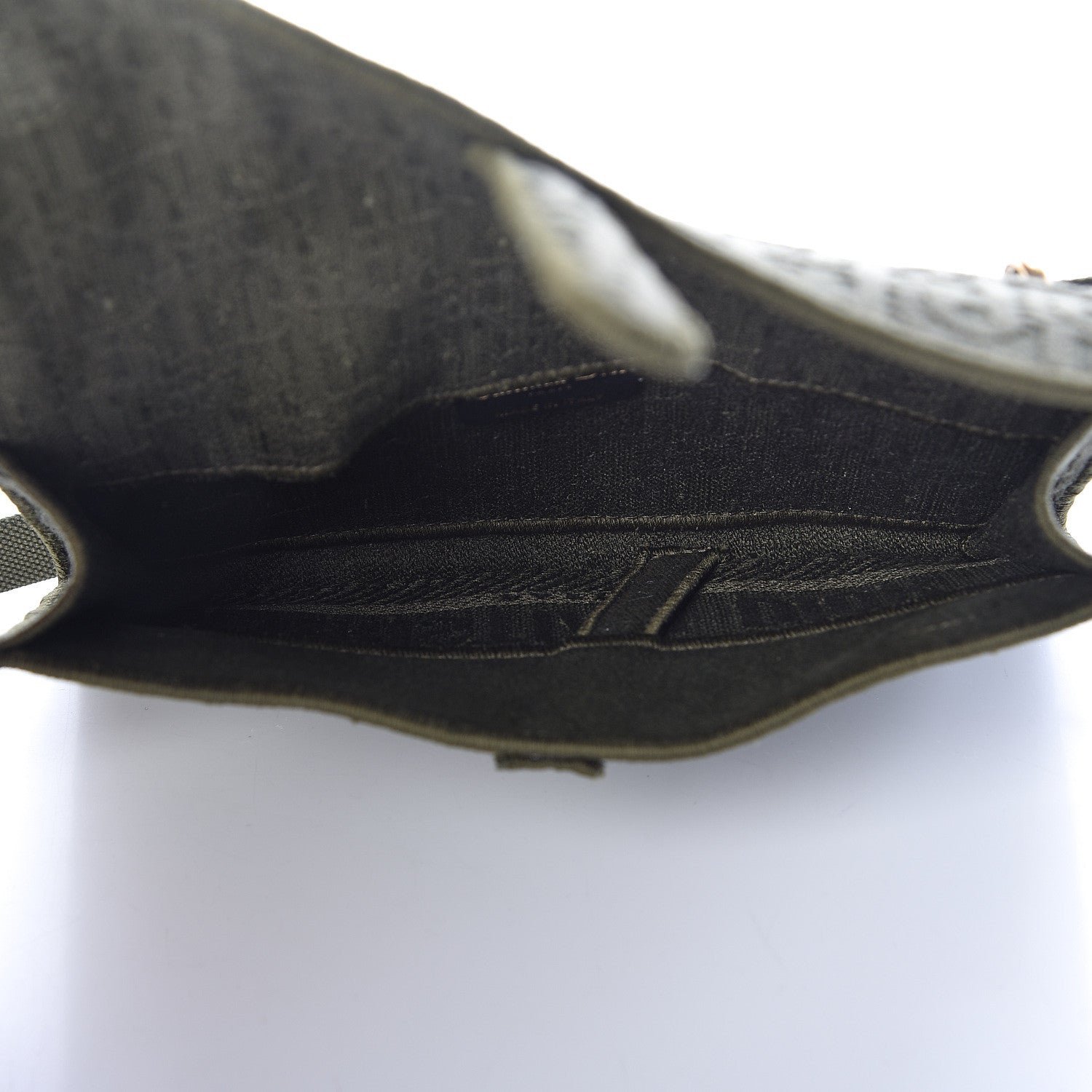 Christian Dior Oblique Saddle Belt Bag Green 5 of 10