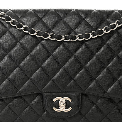Chanel Caviar Quilted Maxi Single Flap Black 8 of 11