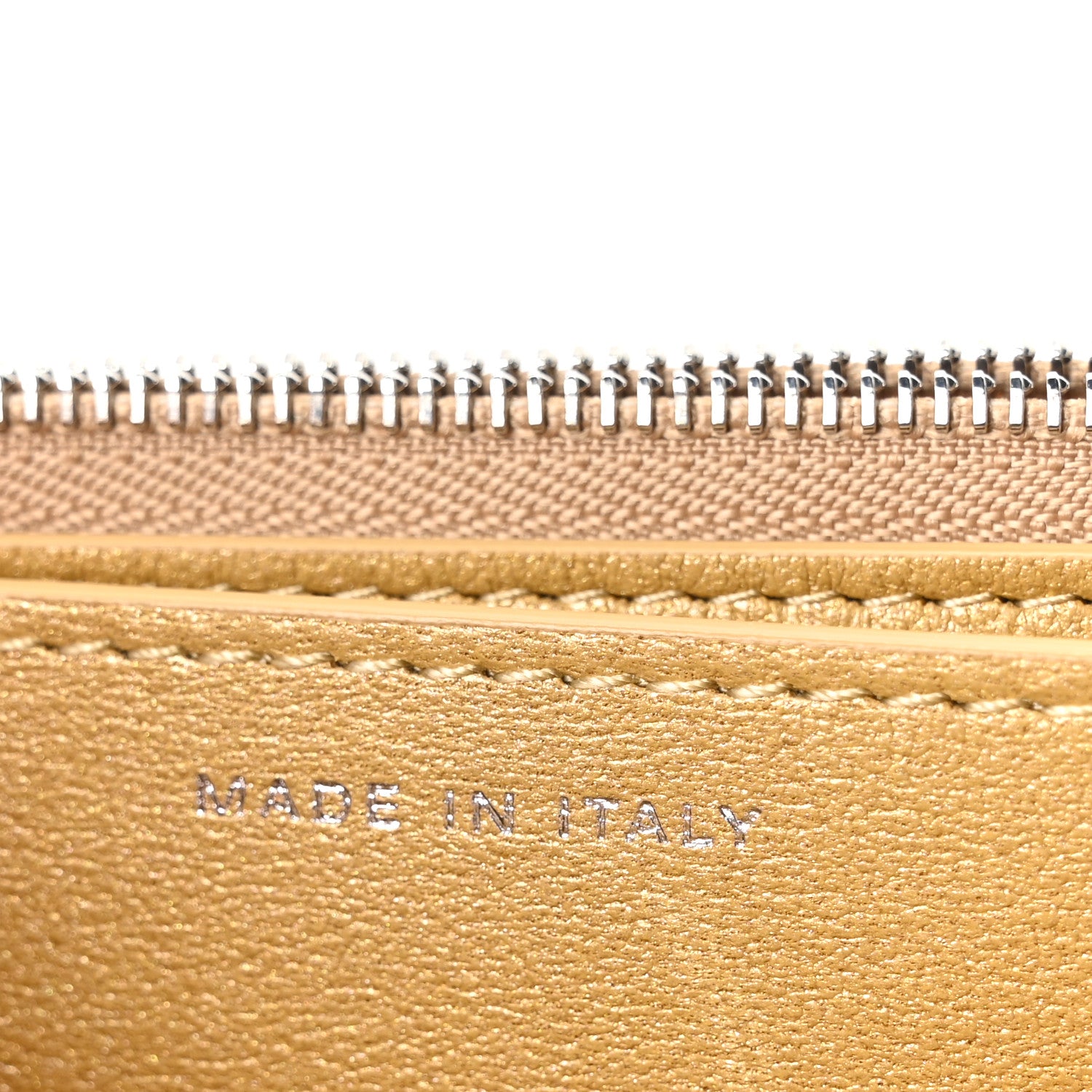 Chanel Calfskin Lizard Embossed Wallet On Chain WOC Gold 6 of 11