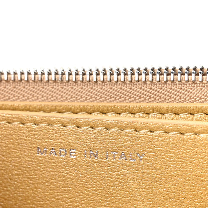 Chanel Calfskin Lizard Embossed Wallet On Chain WOC Gold 6 of 11
