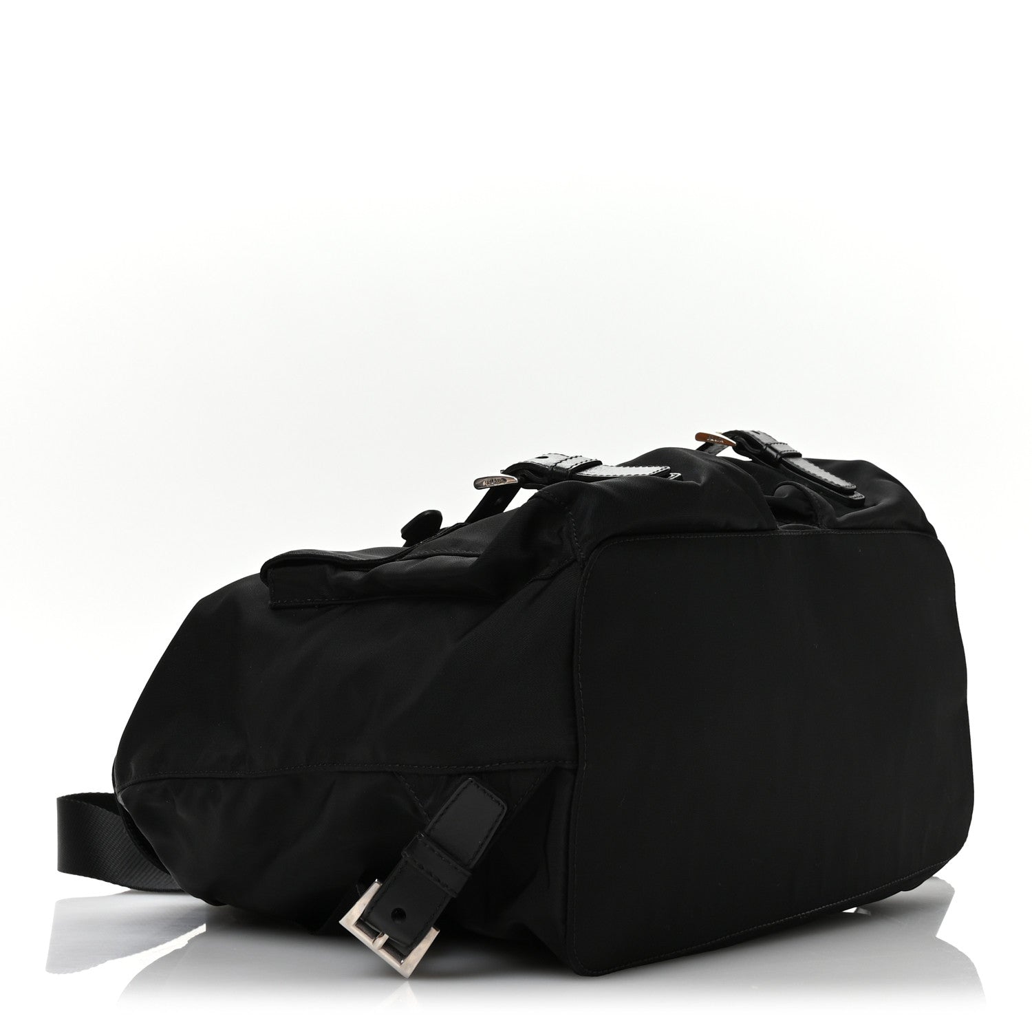 Prada Nylon Vela Medium Backpack Black 4 of 10
