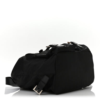 Prada Nylon Vela Medium Backpack Black 4 of 10