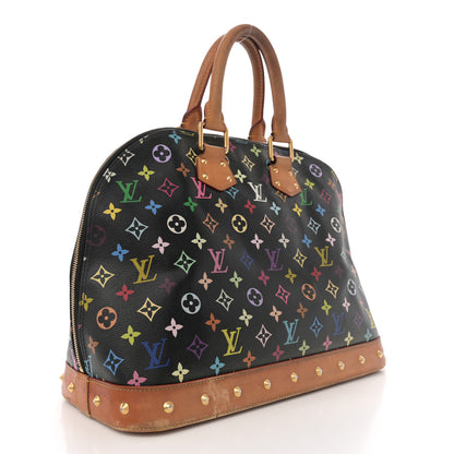 Louis Vuitton Monogram Multicolor Alma GM Black 3 of 19
