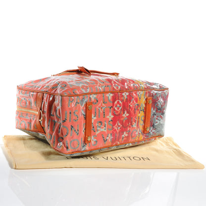 Louis Vuitton Monogram Pulp Defile Weekender GM Rose 4 of 7