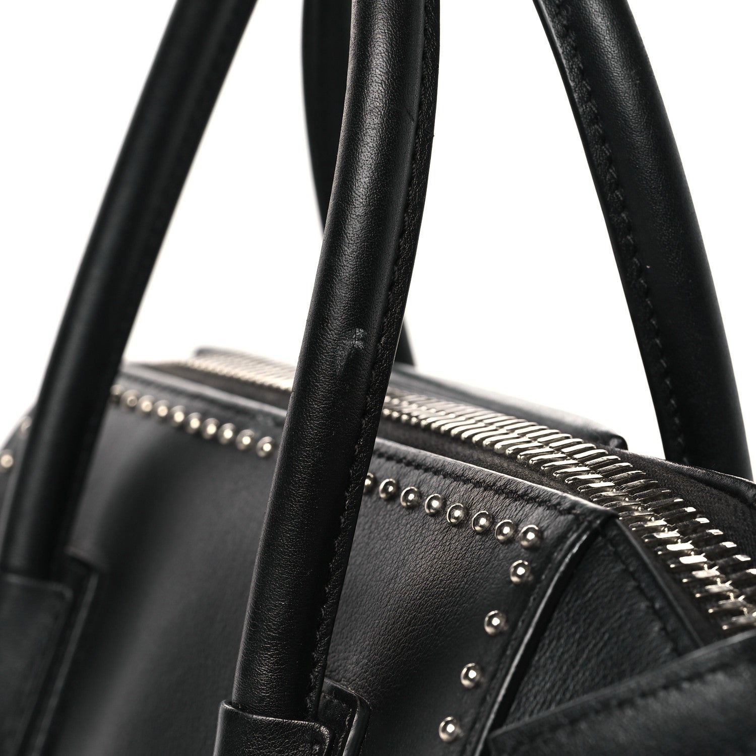 Givenchy Smooth Calfskin Small Studded Antigona Black 13 of 13
