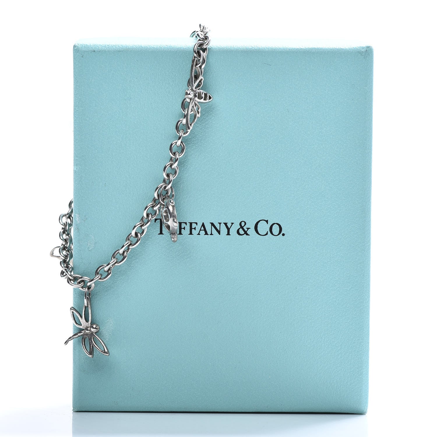 Tiffany Sterling Silver Bug Charm Bracelet 6 of 6