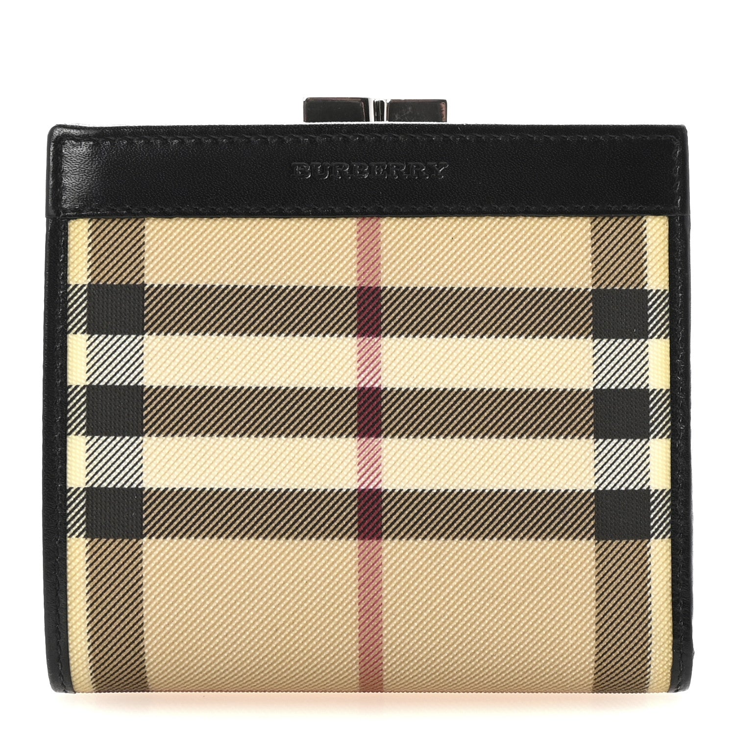 Burberry House Check Bi-Fold Wallet Black 1 of 6
