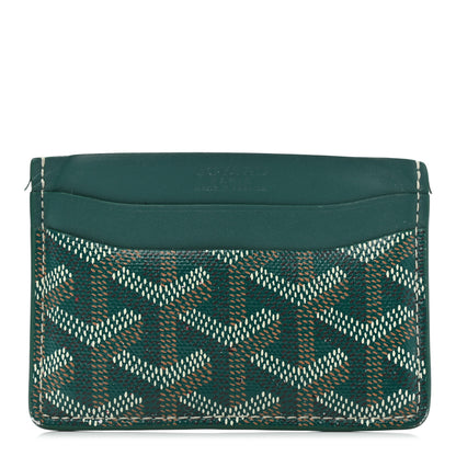 Goyard Goyardine Saint Sulpice Card Holder Green 1 of 8