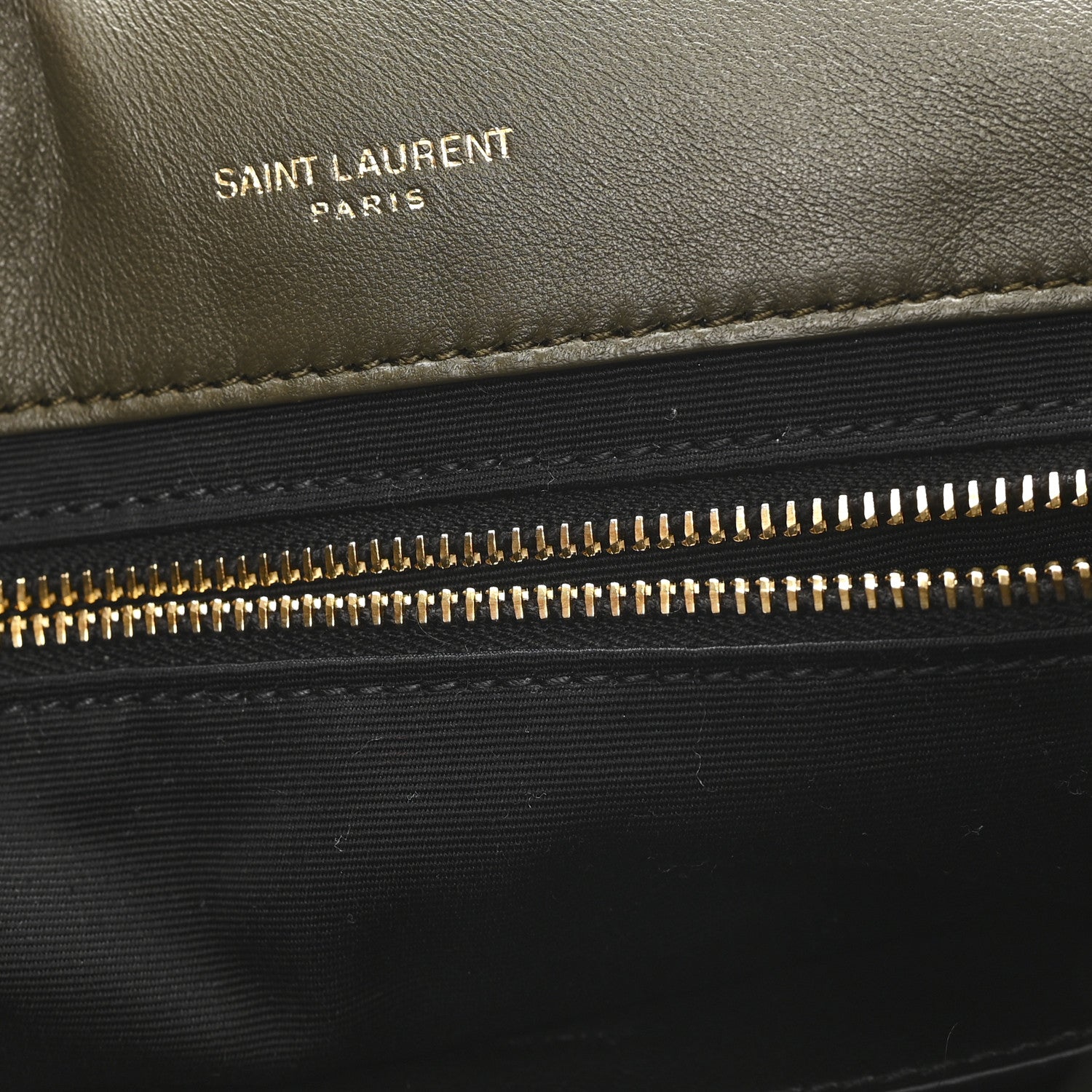 Saint Laurent Shearling Fur Medium Jamie 4.3  Olive Ranch Dark Olive Ranch 7 of 10