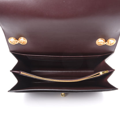Mulberry Calfskin Crocodile Embossed Large Darley Oxblood 5 of 10