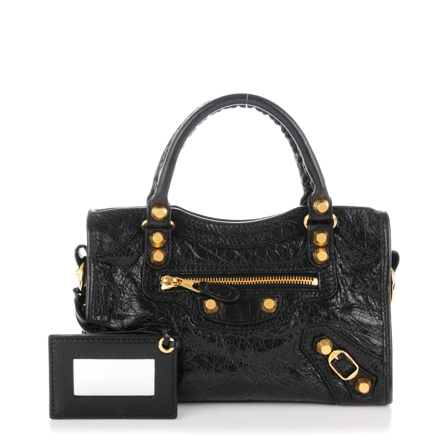 Balenciaga Agneau Giant 12 Gold Hardware Mini City Black 1 of 7