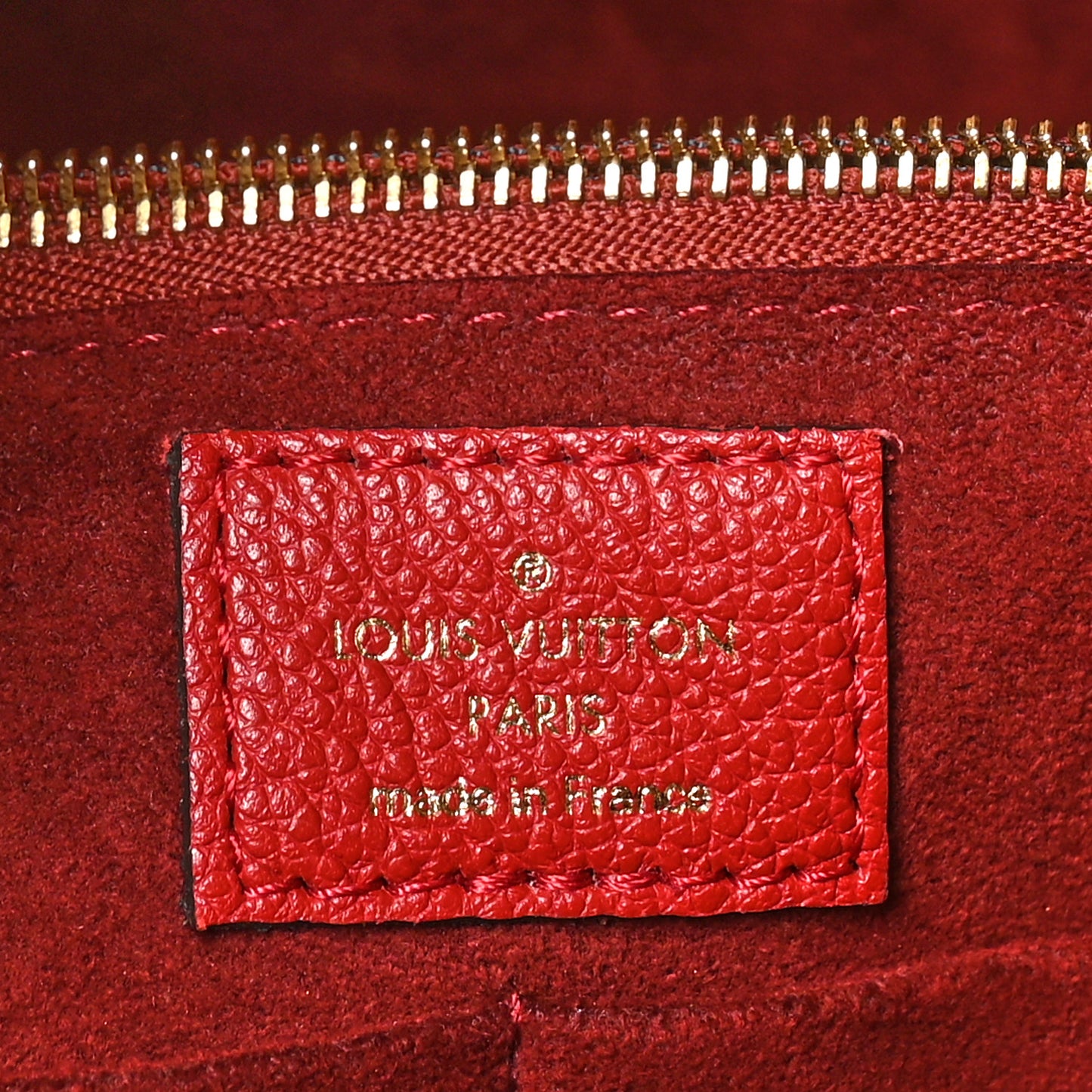 Calfskin Monogram Kimono Tote Cherry