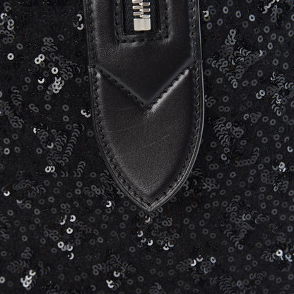 Louis Vuitton Sequin Monogram Sunshine Express Speedy Black 10 of 13