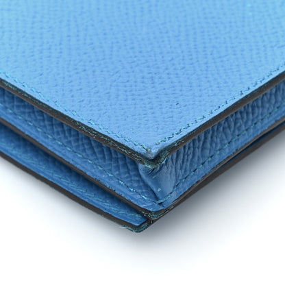 Hermes Epsom Bearn Gusset Wallet Bleu Zanzibar 13 of 18