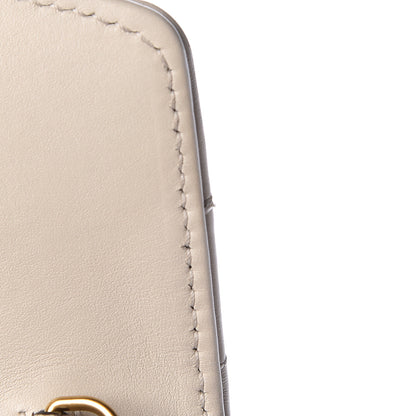Gucci Calfskin Matelasse GG Marmont Chain Wallet Mystic White 10 of 18