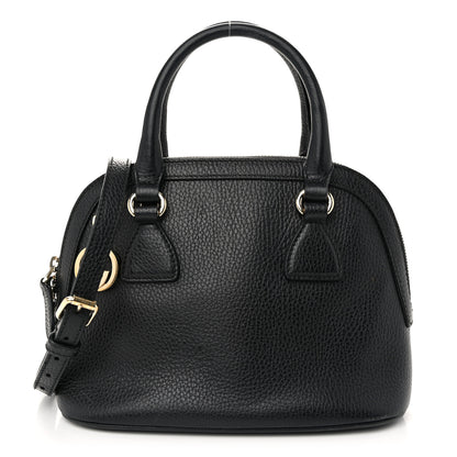 Gucci Dollar Calfskin Small GG Charm Dome Bag Black 1 of 12