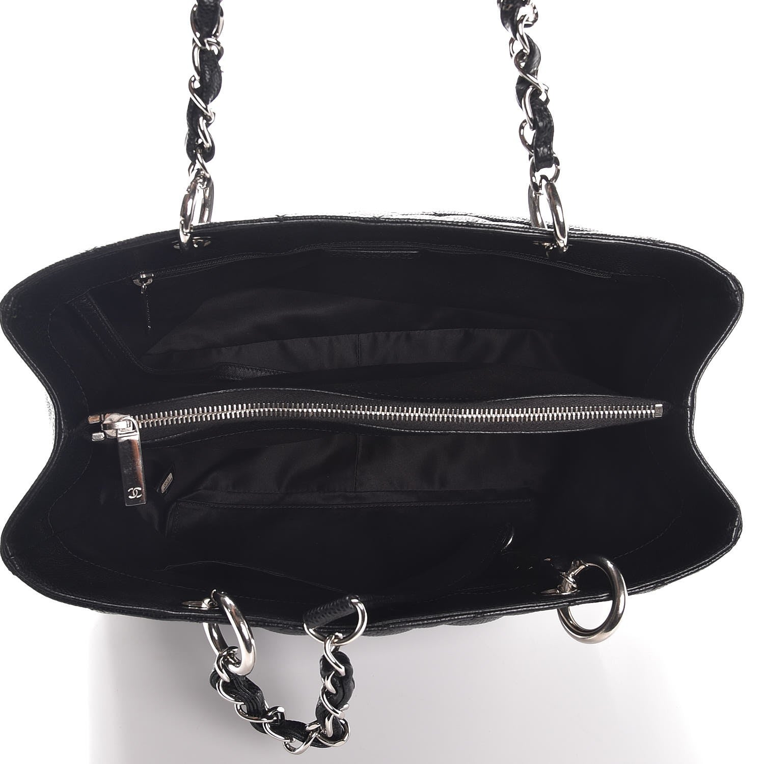 Chanel Caviar Quilted Grand Shopping Tote GST Black 5 of 7